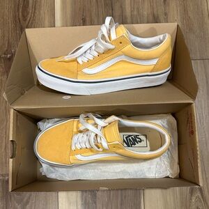 Vans Old Skool yellow shoes